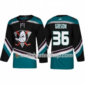 Anaheim Ducks John Gibson 36 Adidas 2018-2019 Alternate Trikot Authentic - Herren